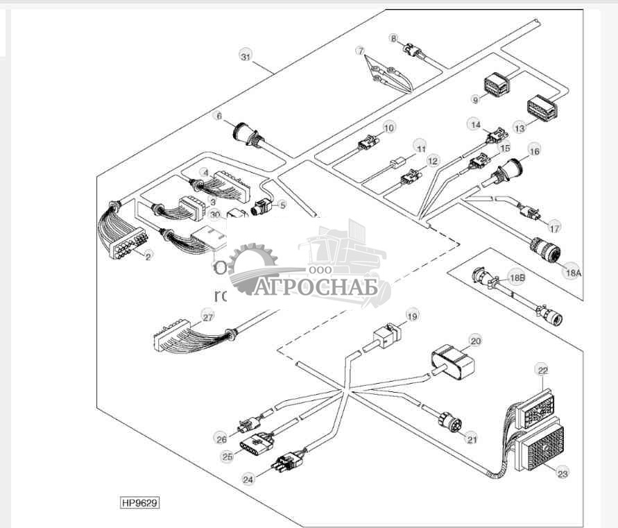 LH Main Wiring Harness 